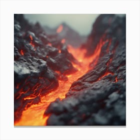 Lava Stock Videos & Royalty-Free Footage 1 Canvas Print