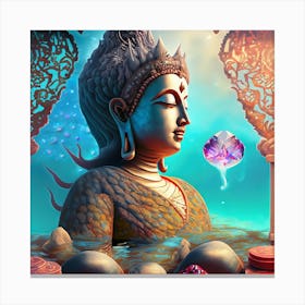Siren Buddha #16 Canvas Print