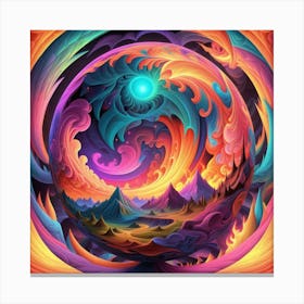 Psychedelic Painting Canvas Print