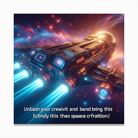 Spaceship 53 Canvas Print