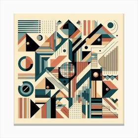 Abstract Geometric Design Canvas Print