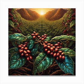 Coffee Tree 3 Canvas Print