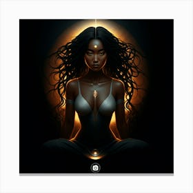 Embrace of the Divine Canvas Print