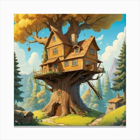 Tree House 1 Canvas Print