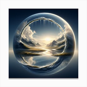 Sphere Of Water Canvas Print