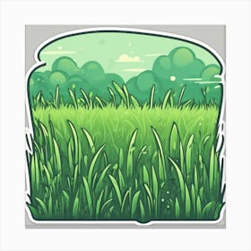 Green Grass 37 Canvas Print