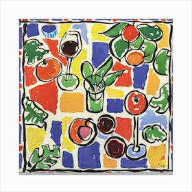 Summer Wine Matisse Style 10 Canvas Print