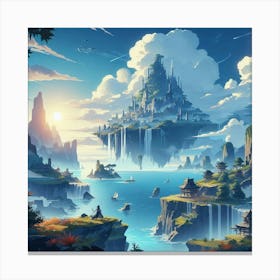 Fantasy Painting Canvas Print