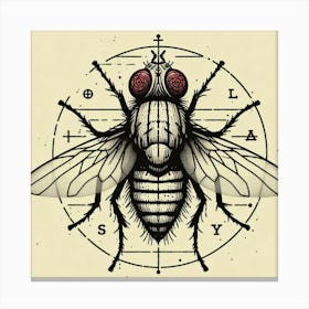 Fly Sigil Canvas Print