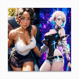 Anime Girl Canvas Print