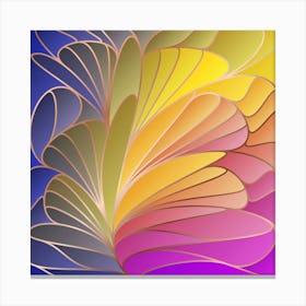 Art Nouveau Pattern 02 Canvas Print