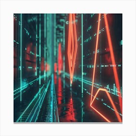 Futuristic City 6 Canvas Print