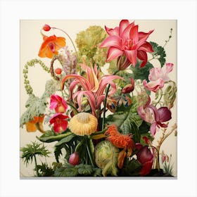 Flower Symphony Canvas Print