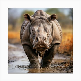 Rhinoceros 2 Canvas Print