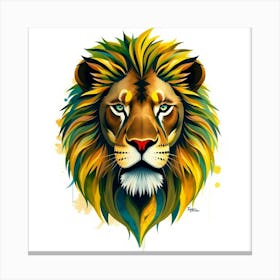 Lion Head 10 Canvas Print