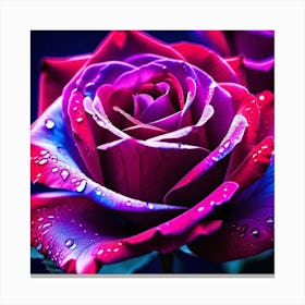 Purple Roses 1 Canvas Print