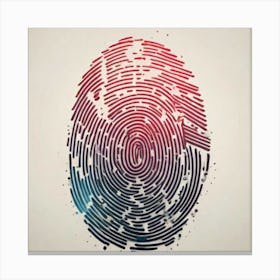Fingerprint Canvas Print