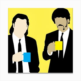 Two Men In Suits Canvas Print