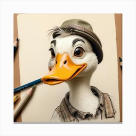 Donald Duck 9 Canvas Print