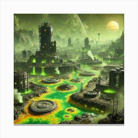 Acid Marshes Canvas Print