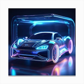 Car Hologram Canvas Print