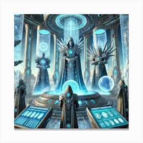 Council Of Frost Archons Canvas Print