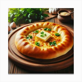 Georgian Khachapuri Canvas Print