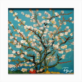 Almond Blossoms Canvas Print