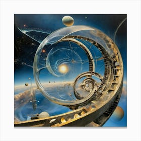 'Spiral Spiral' Canvas Print