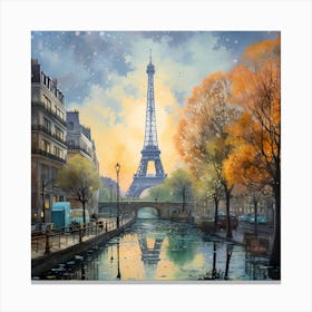 Eiffel Tower Enchantment Canvas Print