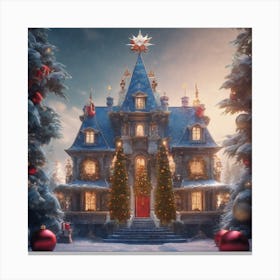 Christmas House 69 Canvas Print