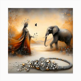 Exotic Beauty Artwork 205 Canvas Print