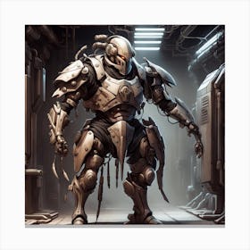 Robot Armor Canvas Print