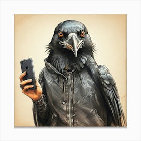 Crow! 5 Canvas Print