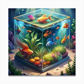 Fish Tank Canvas Print