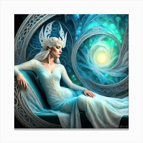 elf queen's portal Canvas Print