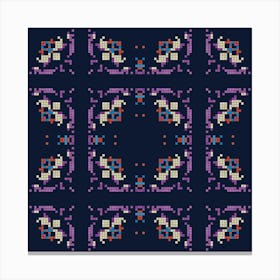 Pixel Pattern 2 Canvas Print