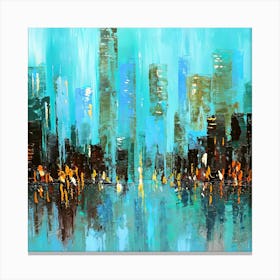 Abstract Cityscape 14 Canvas Print