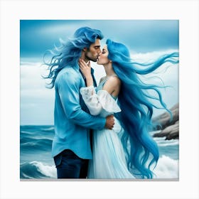 lovers Kiss Canvas Print