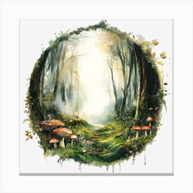 Forest Path Canvas Print