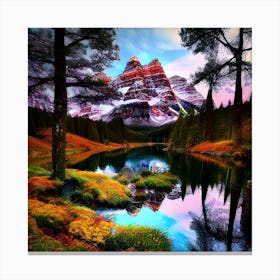 Mountain Lake 7 Canvas Print