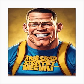 Wwe Superstar Canvas Print