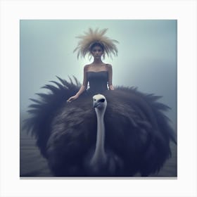 Ostrich Canvas Print