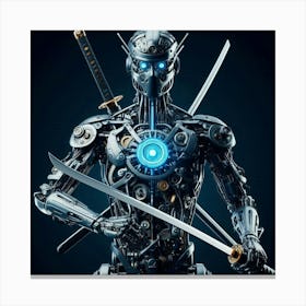 Shinobi Robot Canvas Print