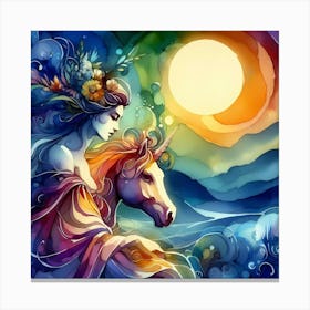 Unicorn 5 Canvas Print