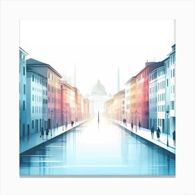 City Background Canvas Print