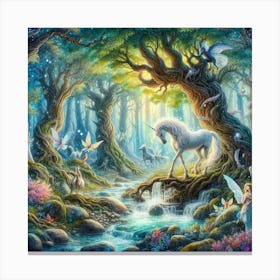 Fairy Forest art Canvas Print