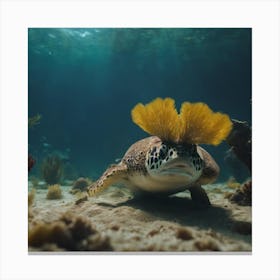 Fish Under Water 1 Canvas Print