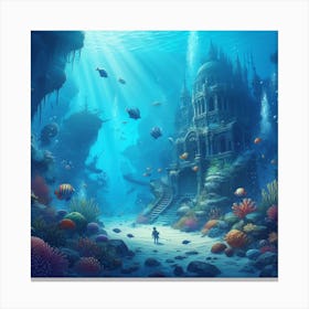 Underwater Fantasy Canvas Print