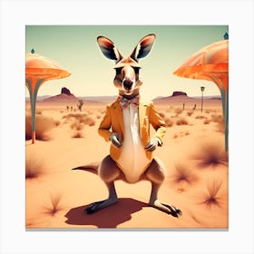 Kangaroo Canvas Print